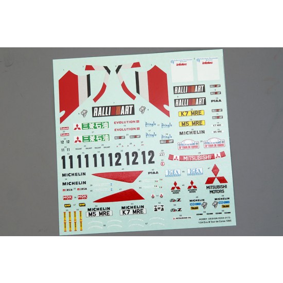 1/24 Evo.III Tour De Corse 1995 Decals