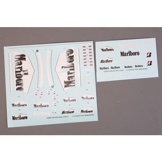 1/12 Ducati GP4 "Marlboro" Decal