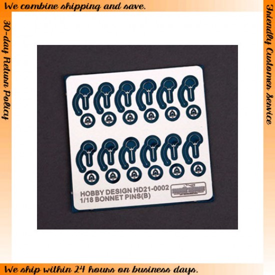 1/18 Bonnet Pins (B)