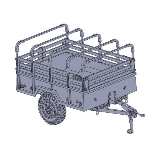1/35 Vietnam War M101/M101A1 Trailer