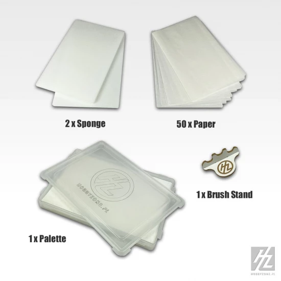 Wet Palette [202mm (7.95") x 147mm (5.79") x 22mm (0.87")]