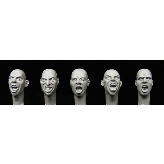 1/35 5 Heads War Faces (5pcs)