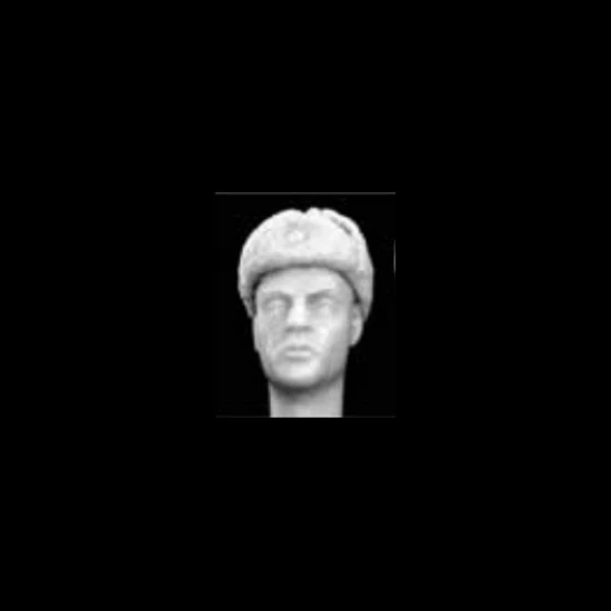 1/35 Head with WWII Soviet Style Ushanka Winter Cap Vol. 1