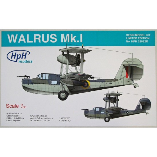 1/32 Supermarine Walrus Mk.1 Flying Boat