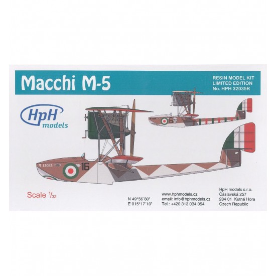 1/32 Macchi M-5 Single-seat Fighter Flying Boat Resin kit
