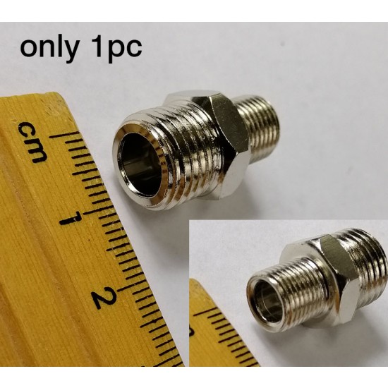 1/8'' BSP Male to 1/4'' BSP Male Air Compressor Adaptor