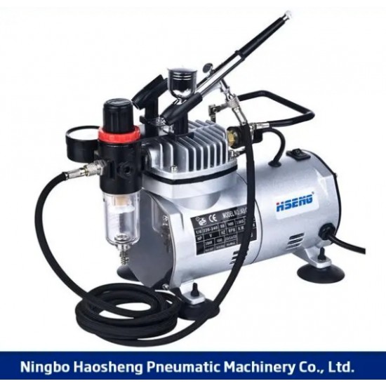 Dual Action Airbrush & Compressor w/Hose
