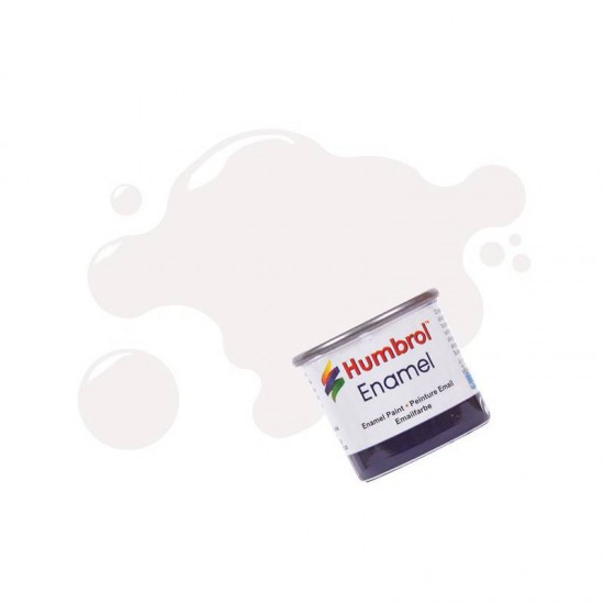 Enamel Paint - White Matte (14ml)