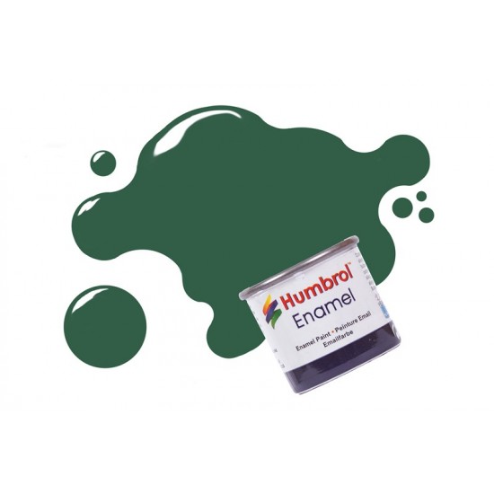 Enamel Paint - Cockpit Green Matt (14ml)