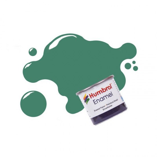 Enamel Paint - Mid Green Matte (14ml)