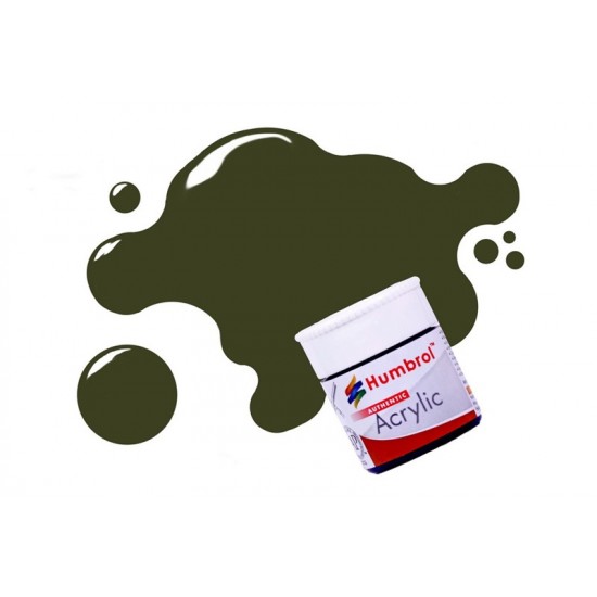 Acrylic Paint - Dark Green Satin (12ml)