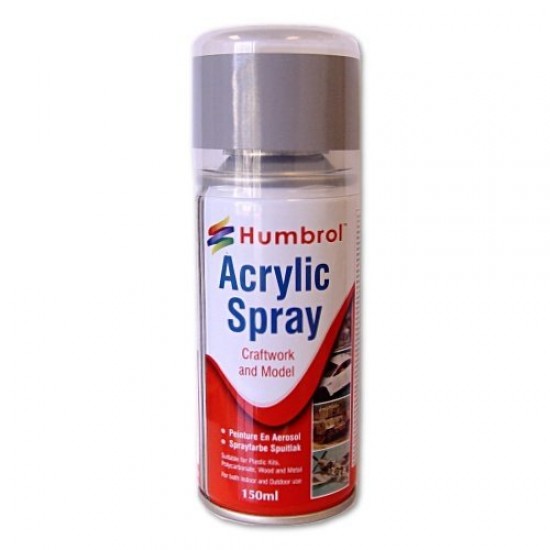 Acrylic Spray Paint - No.191 Chrome Silver (150ml)