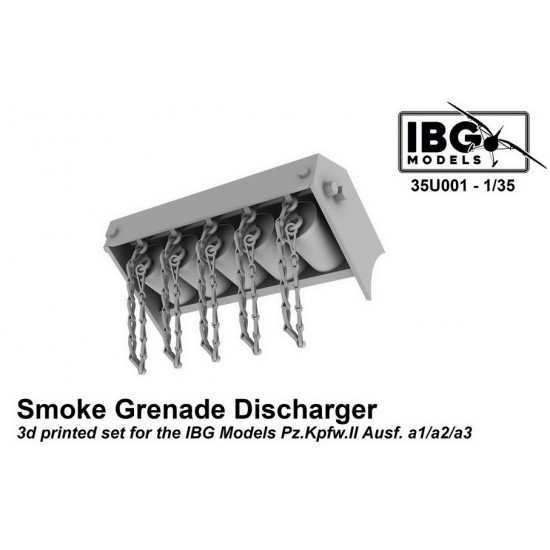 1/35 Smoke Grenade Dischargers for IBG Pz.Kpfw.II Ausf. A1/A2/A3 (3d Printed Set)