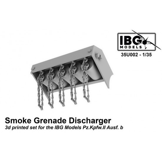 1/35 Smoke Grenade Dischargers for IBG Pz.Kpfw.II Ausf. B (3d Printed Set)