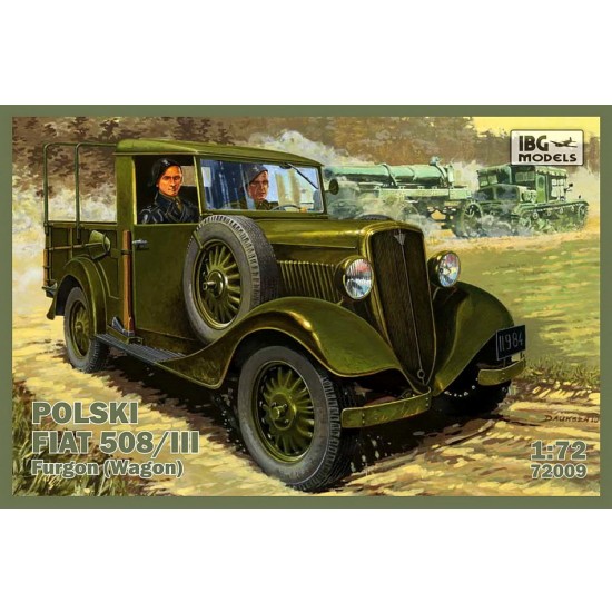 1/72 Polski Fiat 508/III Furgon Wagon