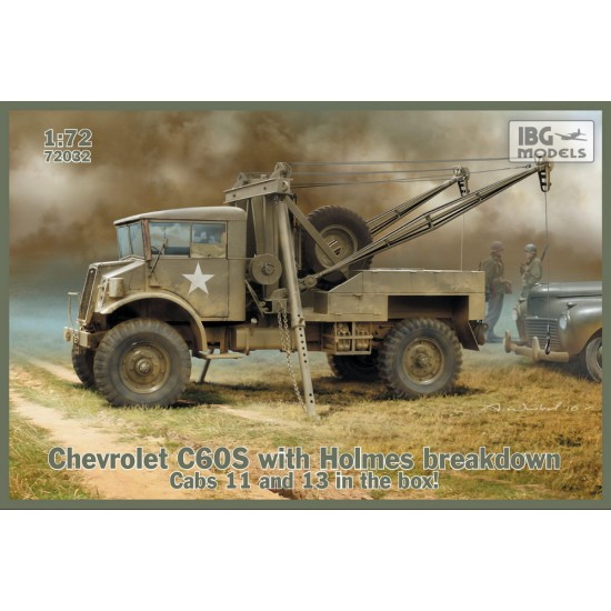 1/72 Chevrolet C60S with Holmes Breakdown Cab 11 and Cab 13