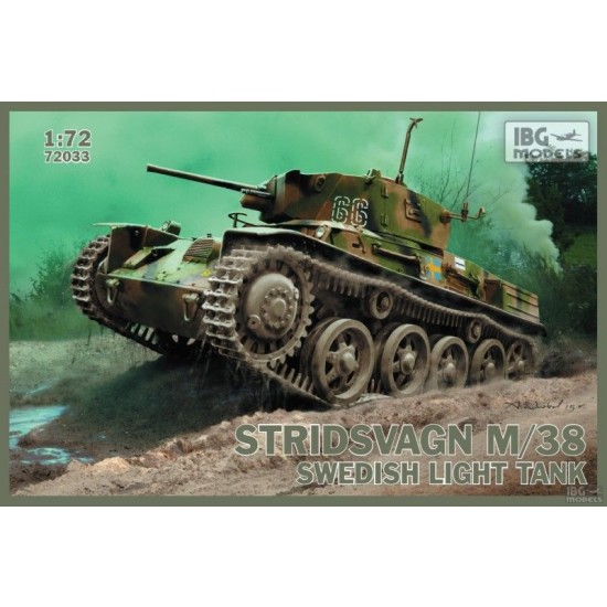 1/72 Swedish Stridsvagn M/38 Light Tank