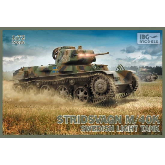 1/72 Swedish Light Tank Stridsvagn m/40 K