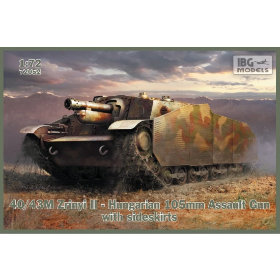 1/72 Hungarian 105mm Assault Gun 40/43M Zrinyi II w/Sideskirts