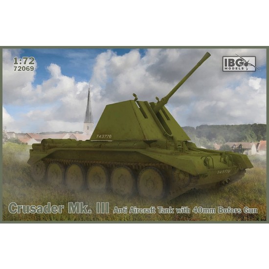 1/72 Crusader Mk.III Anti Air Tank Mk.I w/40mm Bofors Gun
