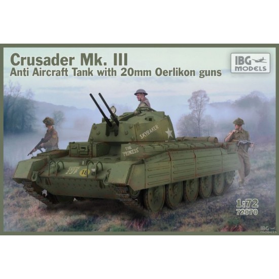 1/72 Crusaider Anti Air Tank Mk.III w/20mm Oerlikon Guns