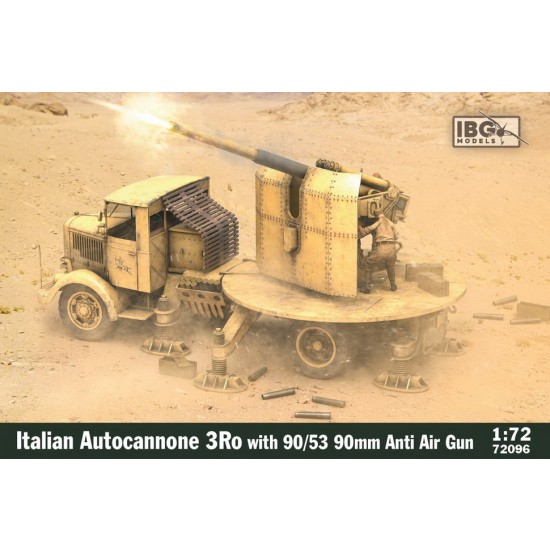 1/72 3Ro Italian Autocannone 90/53 with 90mm Anti Air Gun