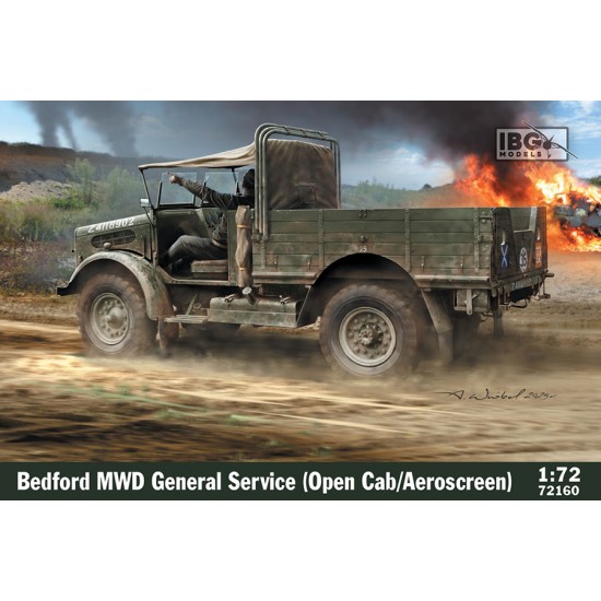 1/72 Bedford MWD General Service (Open Cab/Aeroscreen)