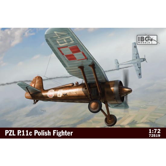 1/72 PZL P.11c Polish Fighter Plane