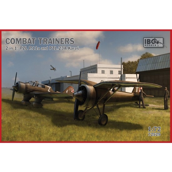 1/72 Combat Trainers 2 in 1: Polish PZL 23A and PZL P.11a