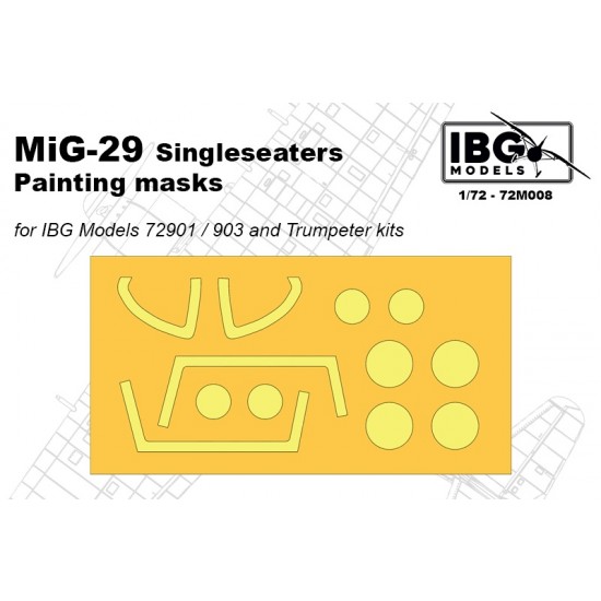 1/72 Mikoyan MiG-29 Painting Masks