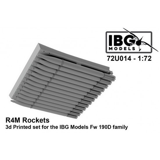 1/72 Focke-Wulf Fw 190D R4M Rockets (3d printed) for IBG kits