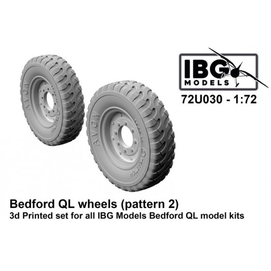 1/72 Bedford QL Wheels Pattern #2 for IBG Models
