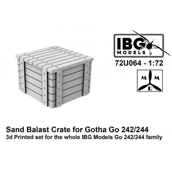 1/72 Gotha Go 242/244 Sand Ballast Crate for IBG kits