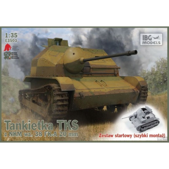 1/35 Tankietka TKS z NKM wz.38 FK-A 20mm