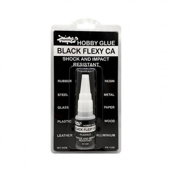 Black Flexy Ca 20gm Hobby Glue