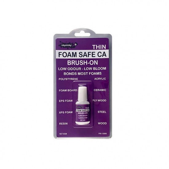 Thin Foam Safe Ca 8gm Brush On Hobby Glue