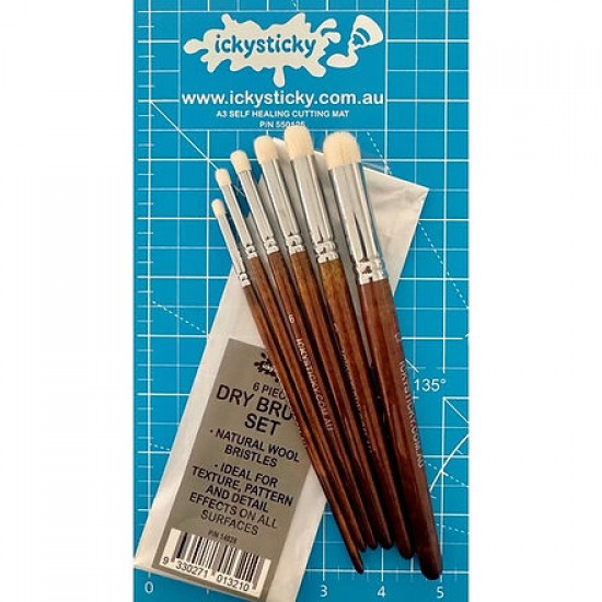 Dry Brush Set (6 sizes)