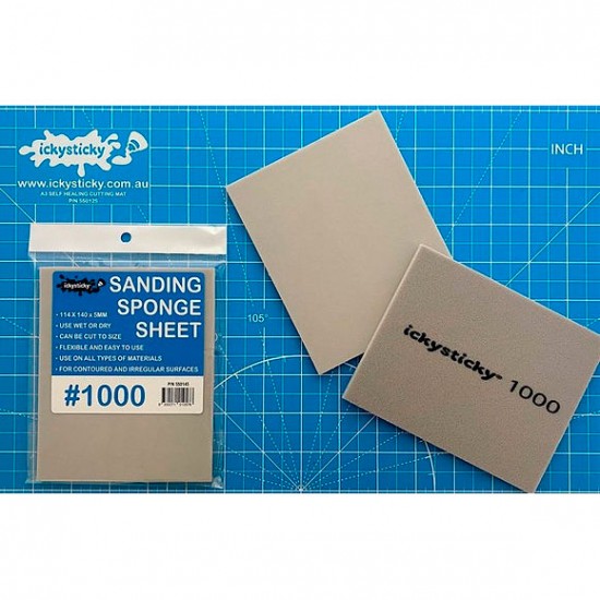 Sanding Sponge #1000 (114 x 140 x 5mm, 1 sheet)