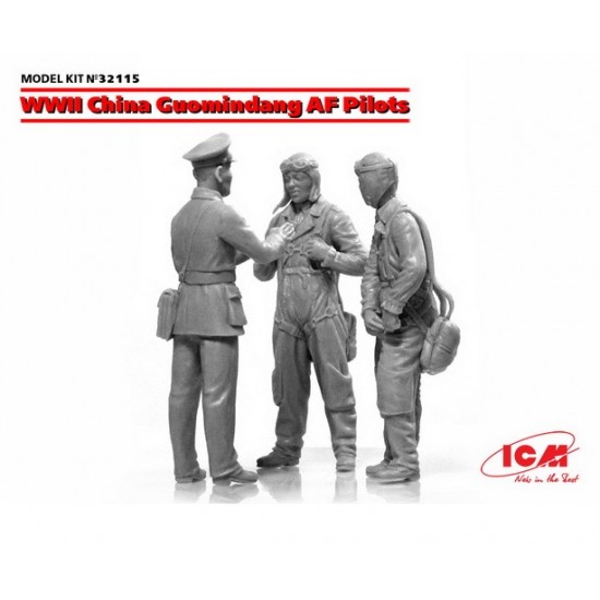 1/32 WWII China Guomindang AF Pilots