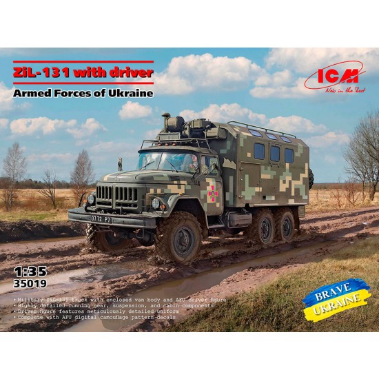 1/35 Ukrainian Armed Force ZIL-131 with Driver