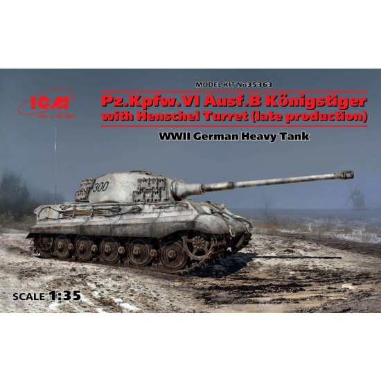 1/35 WWII German Heavy Tank Pz.Kpfw.VI Ausf.B Konigstiger w/Henschel Turret Late Version