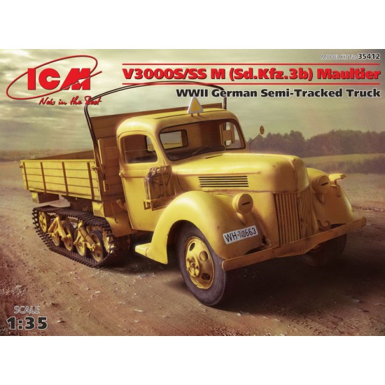 1/35 WWII German Semi-Tracked Truck V3000S/SS M (Sd.Kfz.3b) Maultier