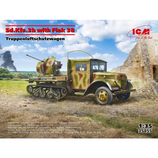 1/35 SdKfz.3b with Flak 38 Truppenluftschutzwagen