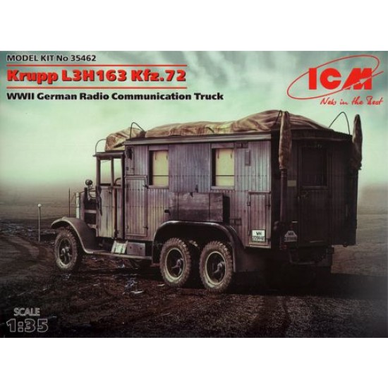 1/35 WWII German Radio Communication Truck Krupp L3H163 Kfz.72