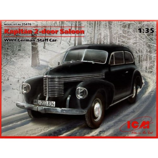 1/35 WWII German Staff Car Kapitan 2-door Saloon