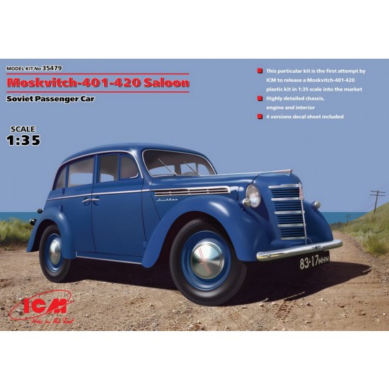 1/35 Soviet Passenger Car Moskvitch-401-420 Saloon