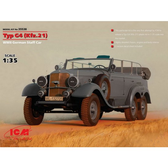 1/35 WWII German Staff Car Type G4 (Kfz.21)