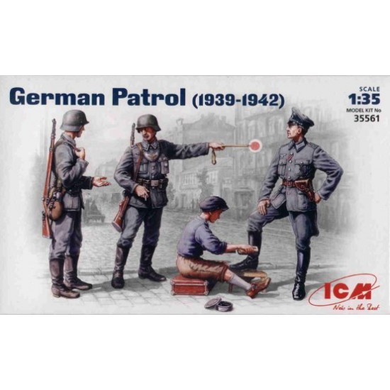 1/35 WWII German Patrol 1939-1942 (4 Figures)
