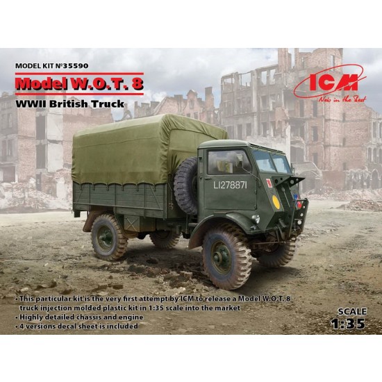1/35 WWII British Truck Model W.O.T. 8