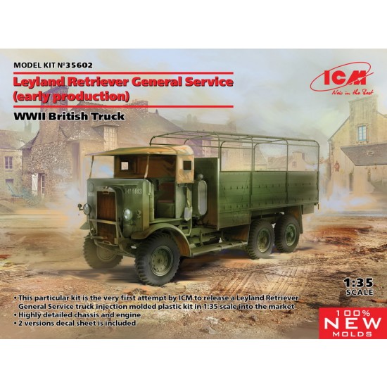 1/35 WWII British Truck Leyland Retriever Early Production